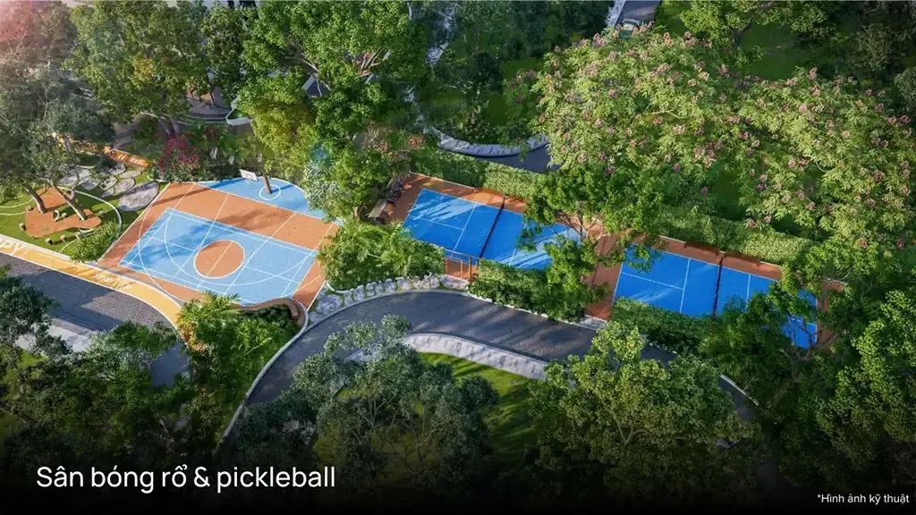 Sân bóng rổ & pickleball